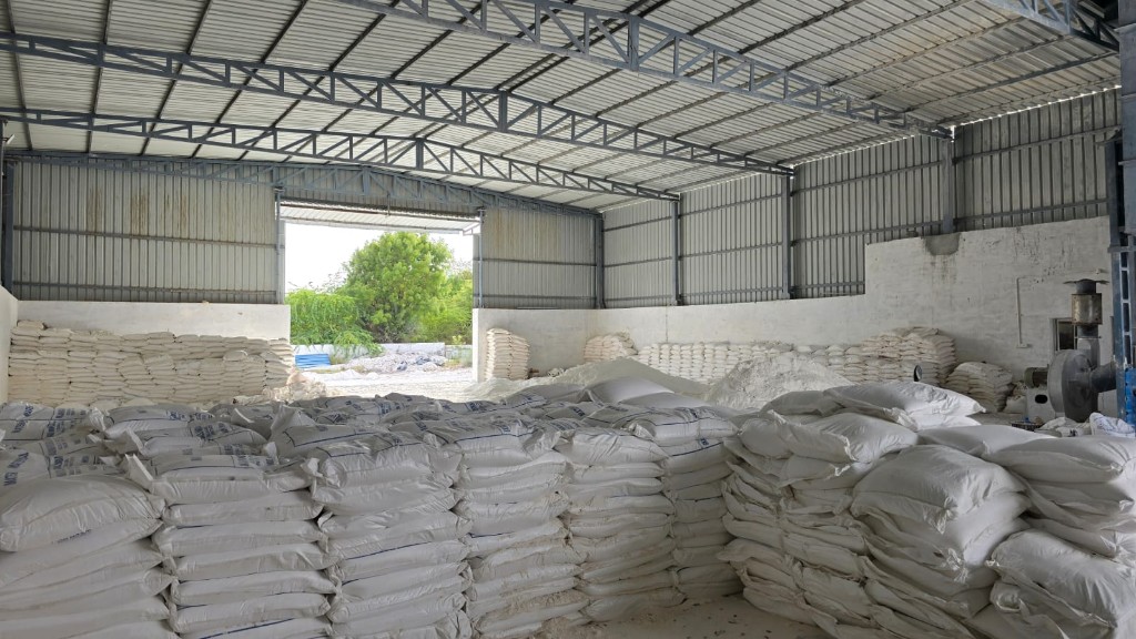 Kaolin Clay storage